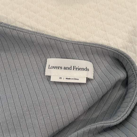 NWOT Lovers and friends Alexander dress Cool Blue Size XS - Picture 7 of 8